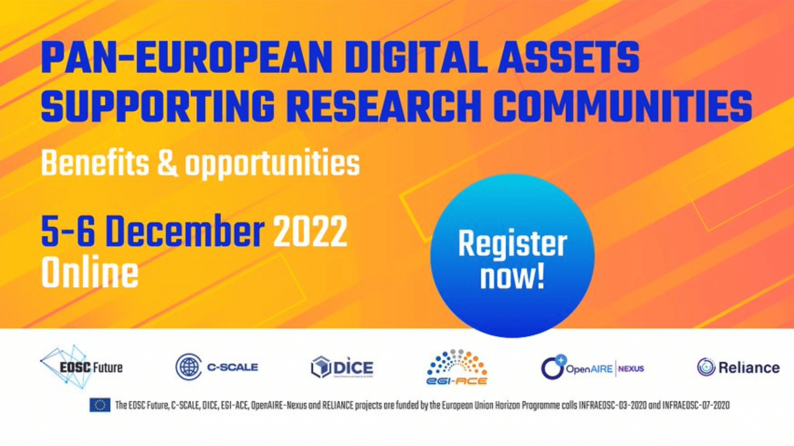 PanEuropean digital assets supporting research communities Benefits